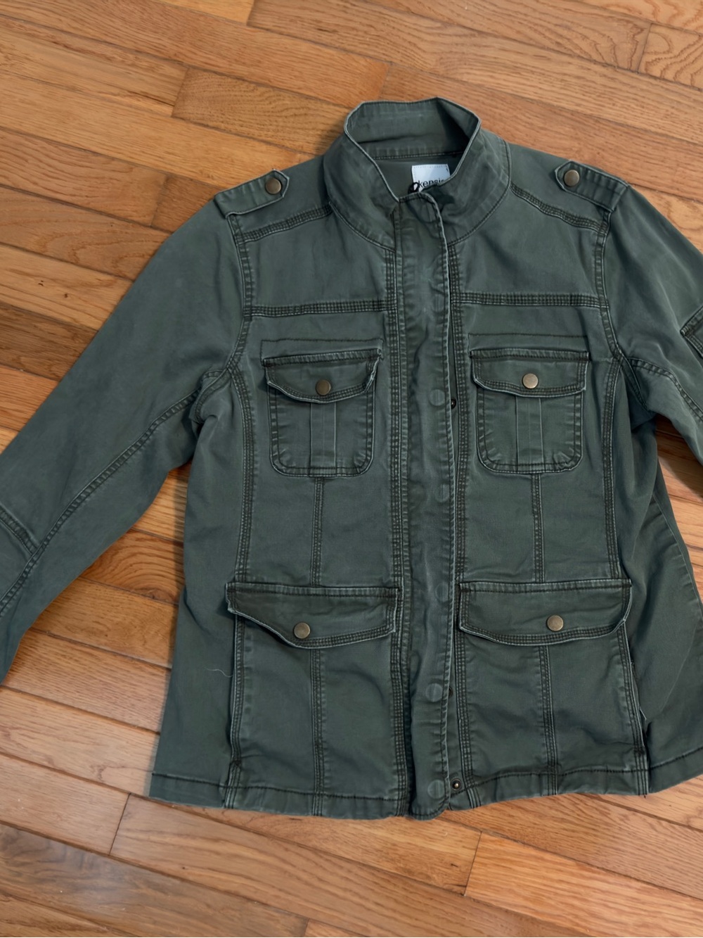 Kensie Olive Green Utility Jacket